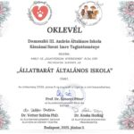 „Állatbarát Általános Iskola”